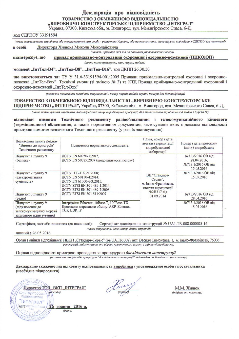 СЕРТИФІКАТИ»